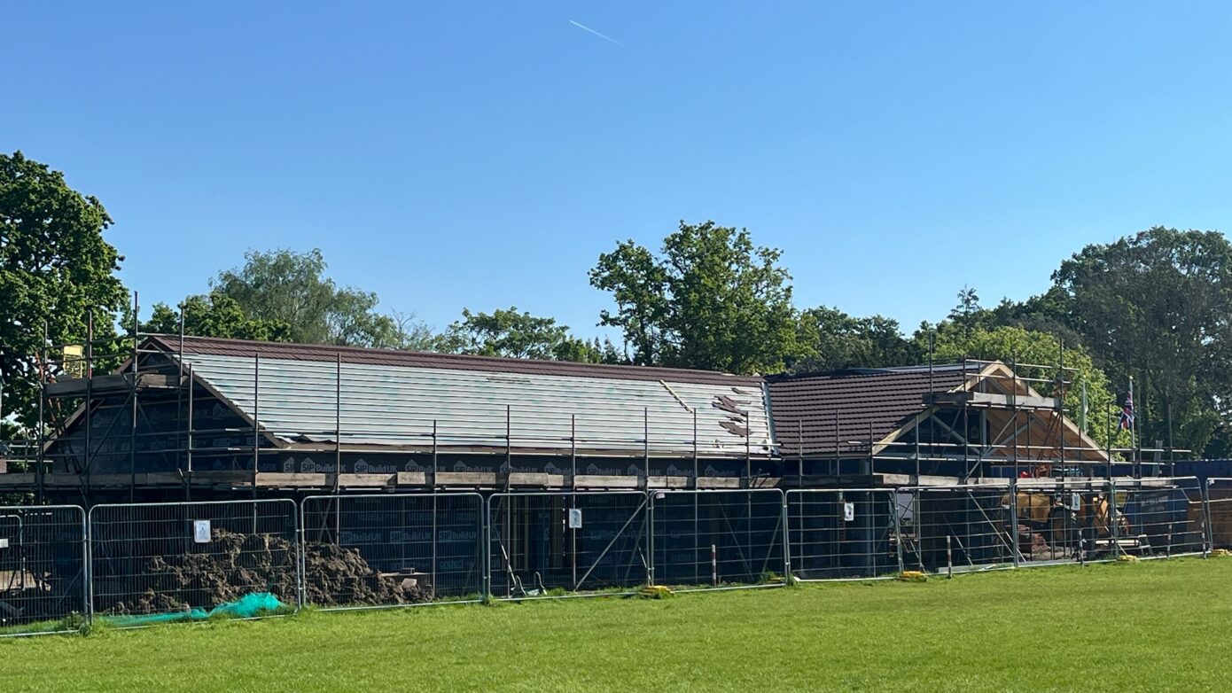 new Pavilion at Locks Ride Recreation Ground